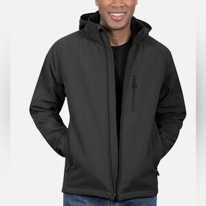 Kirkland Signature Men’s Sherpa Lined Softshell Detachable Hood Jacket - XXL